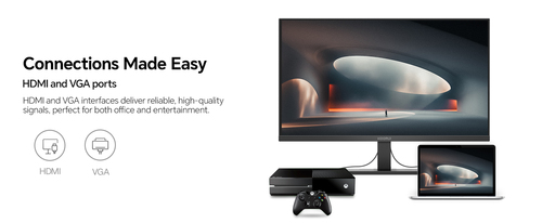 KOORUI ESSENTIAL E2212F 
21,45?-LCD mit 16:9-Format und IPS-Technik für hervorragende Bildqualität
super-kompaktes und ult