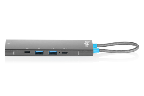 Digitus USB-C Docking Station, 9-Port. Basisgerät Typ: Tablet/Smartphone/Laptop, Markenkompatibilität: Universal. Docking-