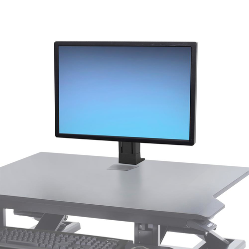 Ergotron WorkFit 97-935-085. Maximum weight capacity: 7.3 kg, Maximum screen size: 61 cm (24"), Minimum VESA mount: 75 x 7