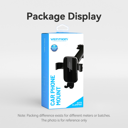 Vention KCOB0 Car, Smartphone, Car Console, Desk SmartPhone Holder - 117.6 mm x 73 mm x 161.9 mm x - ABS, Silicone Box - B
