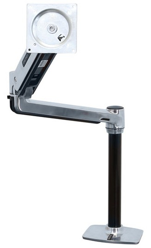 Ergotron LX Series LX HD Sit-Stand. Maximum weight capacity: 13.6 kg, Maximum screen size: 116.8 cm (46"). Height adjustme