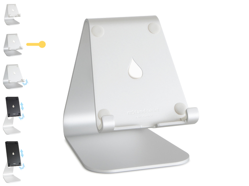 Rain Design mStand Tablet-PC-Ständer - Bildschirmgröße: Bis zu 33 cm (13 Zoll) - 13,3 cm Höhe x 10,5 cm Breite x 15,2 cm T