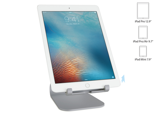 Rain Design mStand Notebook-Halter - 149,9 mm x 254 mm x 236,2 mm x - Anodisiertes Aluminium - 1 - Grau