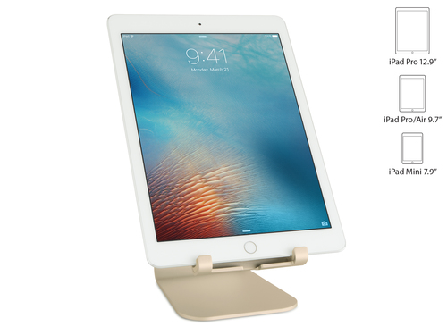 Rain Design mStand Tablet-PC-Ständer - Bildschirmgröße: Bis zu 33 cm (13 Zoll) - 17,8 cm Höhe x 16,8 cm Breite x 11,9 cm T
