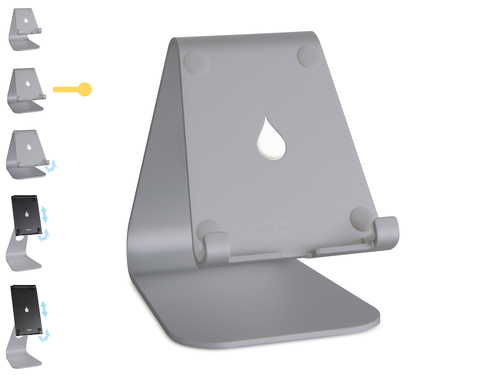 Rain Design mStand Tablet-PC-Ständer - Bildschirmgröße: Bis zu 33 cm (13 Zoll) - 13,3 cm Höhe x 10,5 cm Breite x 15,2 cm T