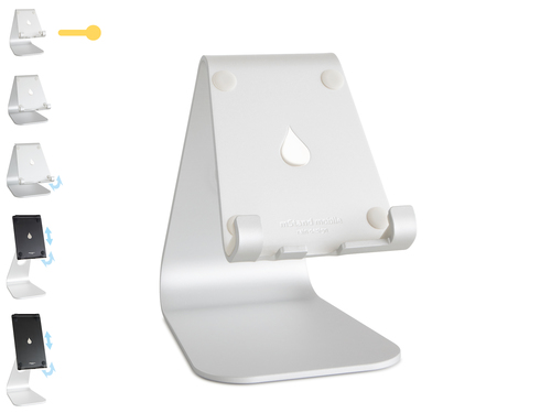 Rain Design mStand Tablet-PC-Ständer - Bildschirmgröße: Bis zu 20,3 cm (8 Zoll) - Aluminium - Silber - 1