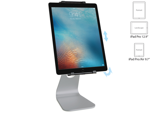 Rain Design mStand Höhenverstellbar Tablet-PC-Ständer - Bildschirmgröße: Bis zu 24,6 cm (9,7 Zoll) - 29 cm Höhe x 14,5 cm 
