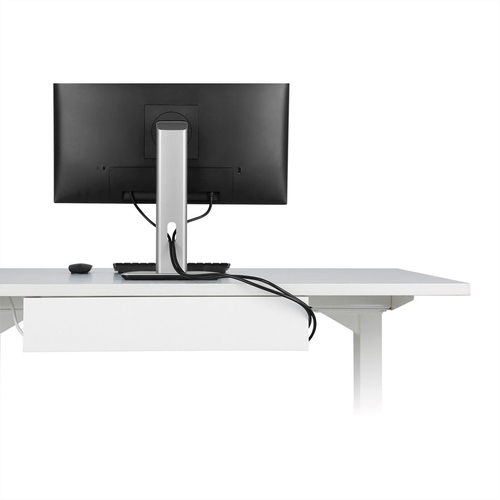 Value Cable Organizer - White - 1 - Cable Cover - Steel