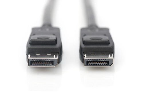 Digitus 3 m DisplayPort AV-Kabel für Audio-/Video-Gerät, Notebook, Desktop-Computer, Monitor - 1 - Zweiter Anschluss: 1 x 