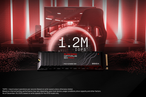 SanDisk Optimus GX PRO 850X. Capacidade da drive SSD: 4 TB, Fator de forma SSD: M.2, Velocidade de leitura: 7300 MB/s, Vel