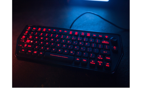 Gamber-Johnson SLK-79-FSR Tastatur - Kabel Konnektivität - USB Schnittstelle - Industrieller Silikongummi Keyswitch - Wind