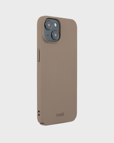 HOLDIT SLIM CASE IPHONE 15 MOCHA BROWN