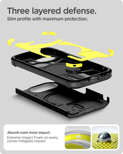 Spigen Tough Armor Case for Google Pixel 10a Smartphone - Black