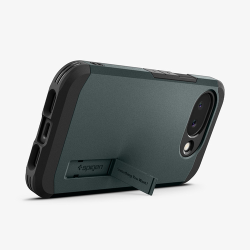 Spigen Tough Armor (Mag Fit) Pixel 10a Case Abyss Green. Case type: Cover, Brand compatibility: Google, Compatibility: Pix