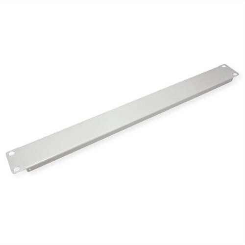 Value Cable Protection - Grey - Blind Panel Cover - 1U Rack Height - Metal