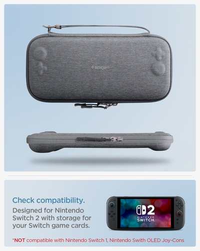Spigen Nintendo Switch 2 | Klasden Pouch Carrying Case. Case type: Pouch case, Brand compatibility: Nintendo, Product colo