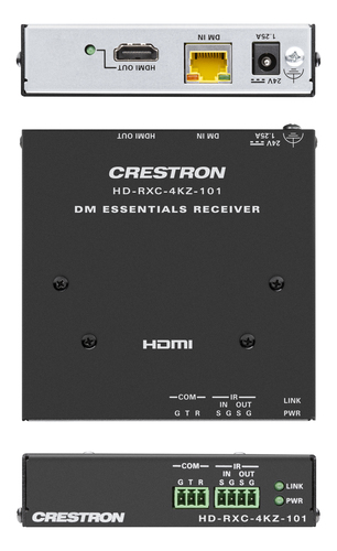 Crestron HD-RXC-4KZ-101. Tipo: Receptor AV, Resolução Máxima: 4096 x 2160 pixels, Tipos de cabos suportados: Cat5e. Tecnol