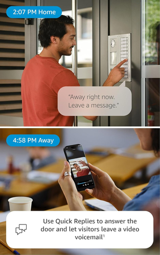 Amazon Ring Intercom Video. Product colour: White. Wi-Fi standards: Wi-Fi 6 (802.11ax). Battery type: Built-in battery. Wi