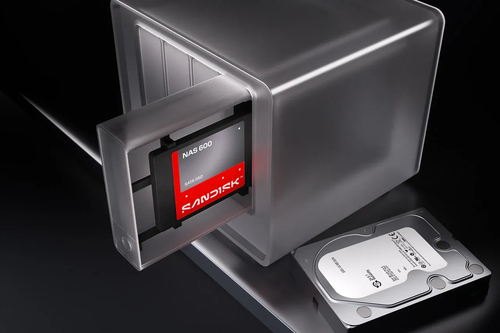 SanDisk NAS 600. Capacidade da drive SSD: 4 TB, Fator de forma SSD: 2.5", Velocidade de leitura: 560 MB/s, Velocidade de e