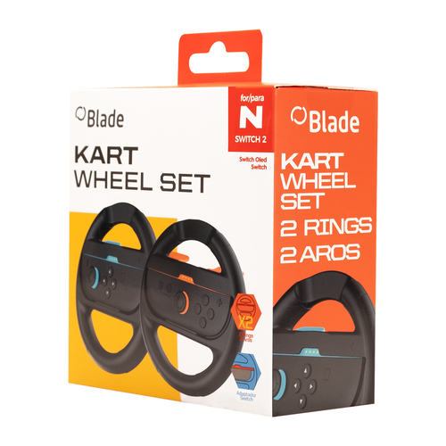 Blade Gaming Kart Wheel Set. Gaming platforms supported: Nintendo Switch, Nintendo Switch 2, Product type: Steering kit, P