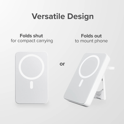 Alogic Stromspeicher - Weiß - für iPhone 8, iPhone 11, Smartphone, iPhone 15 Pro Max, AirPod, Apple Watch, Google Pixel 3 