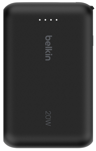 Belkin BoostCharge Stromspeicher - Schwarz - für Smartphone, Tablet-PC, iPad mini, iPad, iPad Pro - 10000 mAh - 20 W - USB