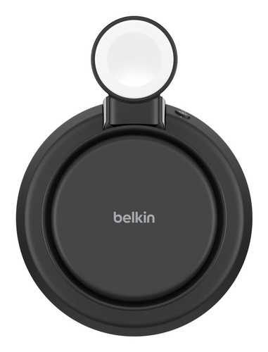 Belkin UltraCharge Pro Induktionsladegerät - Schwarz - für iPhone, Smartwatch, AirPod, Smartphone, Qi2-fähiges Gerät - Ein