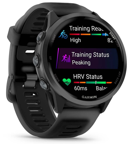 Garmin Forerunner 570 Smartwatch - 47 mm Case Height - Nero Colore della struttura - Alluminio Materiale della struttura -