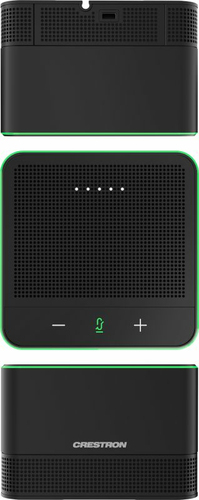 Crestron Flex Pod Wireless Speaker and Microphone, Black. Product type: Group audio conferencing system, Product colour: B