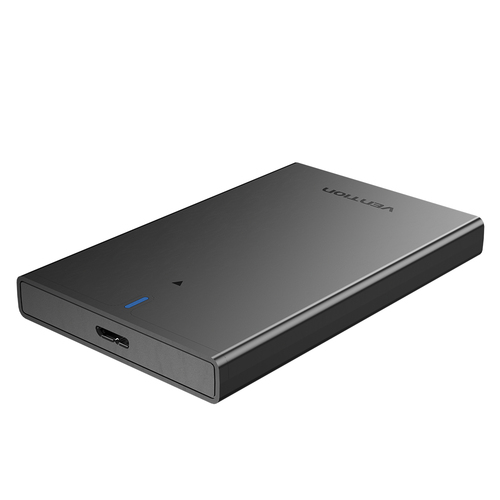 Vention 2.5 Inch SATA Hard Drive Enclosure (USB 3.0 Micro-B) Black. Product type: HDD enclosure. Number of storage drives 