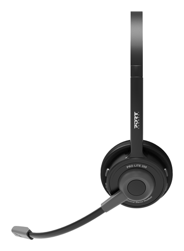 Port Connect PRO LITE 200 Wired/Wireless Over-the-head, On-ear Stereo Headset - Microsoft Teams Certification - Binaural -