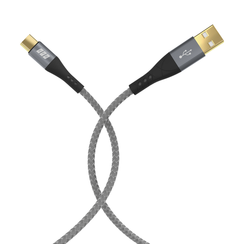 EFB Elektronik USB-AC-00006. Kabellänge: 1 m. Anschluss 1: USB A, Anschluss 2: USB C, USB-Version: USB 2.0, Max. Datenüber