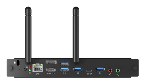 V7 OPSI3-8-256-CHROME Single Board Computer for Interactive Display - Slot-in PC - Intel - Core i3 - i3-1215U - Hexa-core 