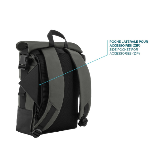 Mobilis 070007. Tipo de mala: Mochila, Tamanho máximo de ecrã: 40,6 cm (16"), Pega para transporte, Faixa para ombro, Cor 