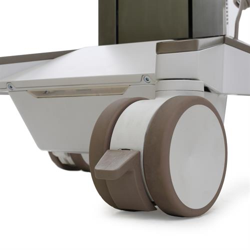 Ergotron CareFit Pro. Cor do produto: Cinzento, Branco, Tipo: Carrinho multimédia, Peso máximo (capacidade): 17 kg. Voltag
