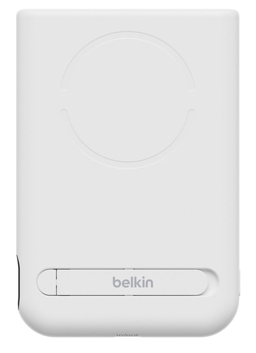 Belkin UltraCharge Pro Stromspeicher - Weiß - für Qi2-fähiges Gerät, MagSafe-fähiges Gerät, iPhone, Smartphone - 1 x Typ-C