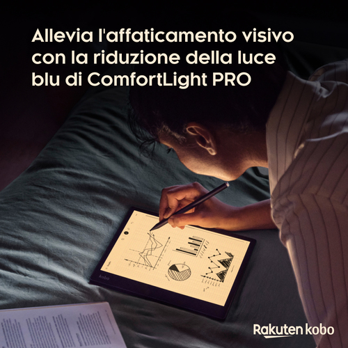 Lettore di testo digitale Kobo Elipsa 2E - 32 GB Flash - 26,2 cm (10,3") Display - Touchscreen - 1404 x 1872 - LAN wireles