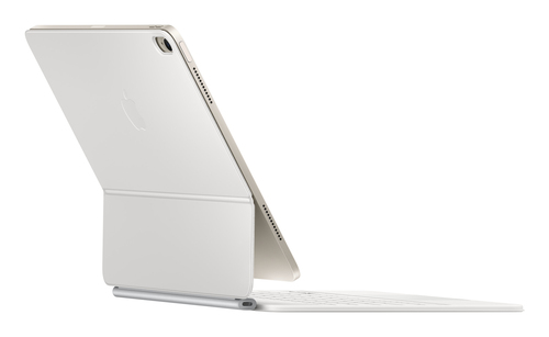 Apple Magic Tastatur/Cover für 33 cm (13 Zoll) Apple iPad Air 13 (2024), iPad Air 13 (2025) Tablet - Deutsch Tastatur - We