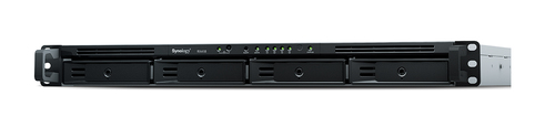 Synology RX418. Gesamte installierte Speicherkapazität: 0 TB. Gehäusetyp: Rack (1U). Anzahl der unterstützten Speicherlauf