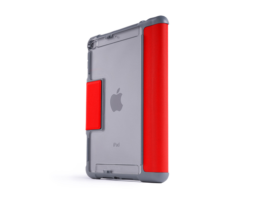 STM Goods Dux Plus Duo Tasche Apple iPad mini (5. Generation), iPad mini 4 - Rot, Glasklar - Polycarbonat Mantel
