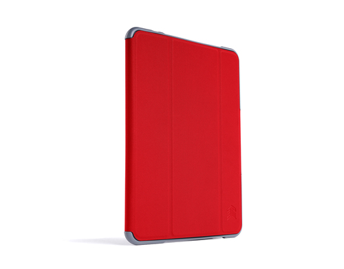 STM Goods Dux Plus Duo Tasche Apple iPad mini (5. Generation), iPad mini 4 - Rot, Glasklar - Polycarbonat Mantel