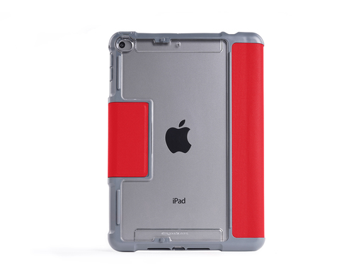STM Goods Dux Plus Duo Tasche Apple iPad mini (5. Generation), iPad mini 4 - Rot, Glasklar - Polycarbonat Mantel