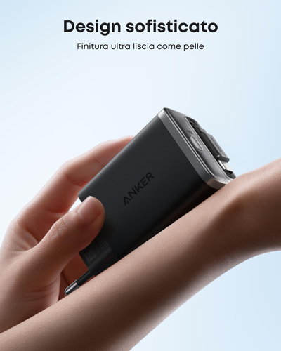 Adattatore corrente ANKER Nano - 35 W - Adattatore universale - 2 USB di tipo C - Per iPhone, iPad - 70 cm Cavo - Nero