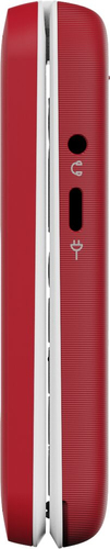 Doro Leva E30 Feature Phone - Flexibler faltbarer Bildschirm - 4G - Weiß, Rot - Flip - kein SIM-Lock