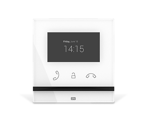 2N 10.9 cm (4.3") Video Door Phone - Touchscreen - Tempered Glass - Indoor, Intercom System