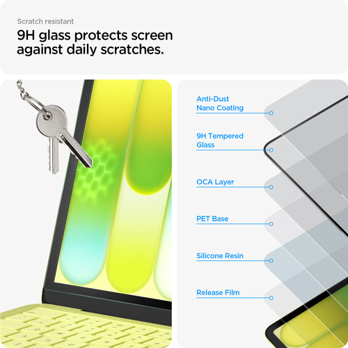 Spigen GLAS.tR SLIM MacBook Neo 13-inch Screen Protector. Product type: Laptop screen protector, Product colour: Transpare