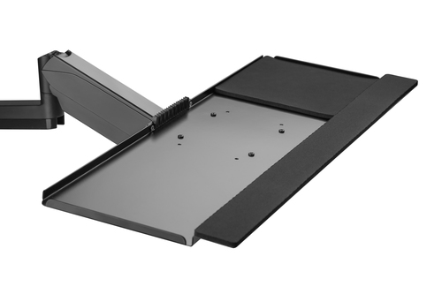 Digitus Flexible wall-mounted Stand/Sit workstation, single monitor. Maximum weight capacity: 8 kg, Minimum screen size: 4