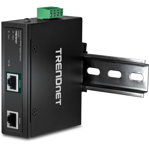 TRENDnet TI-IG90 PoE Injector - TAA Compliant - 57 V DC Input - 1 x Gigabit Ethernet Input Port(s) - 1 x Gigabit PoE++ Out