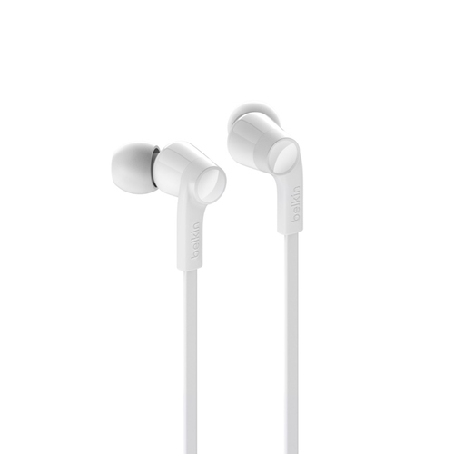 Belkin SOUNDFORM G3H0002BTWHT Wired Earbud Stereo Earset - White - Binaural - In-ear - 121.9 cm Cable - USB Type C