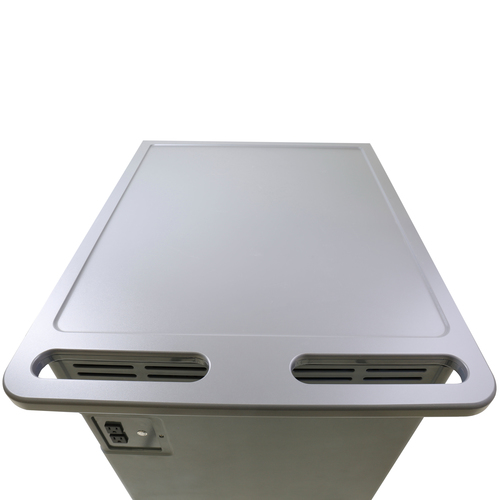 Ergotron Zip40 Laptop/Tablet-Ladewagen - 3,45 kg Belastbarkeit - 4 Rollen - 127 mm Rollengröße - Stahl - 662,9 mm Breite x